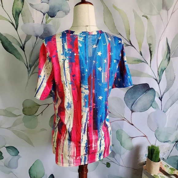 American Flag Tee sz M - Picture 2 of 4